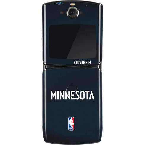 NBA Minnesota Timberwolves Jersey Motorola RAZR Skin