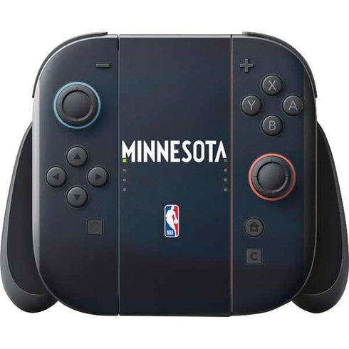 NBA Minnesota Timberwolves Jersey Nintendo Switch 2 (2025) with Joy-Con Skin
