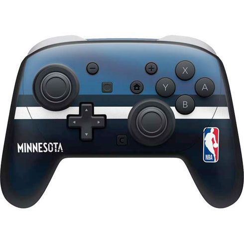 NBA Minnesota Timberwolves Jersey Nintendo Switch 2 (2025) Pro Controller Skin