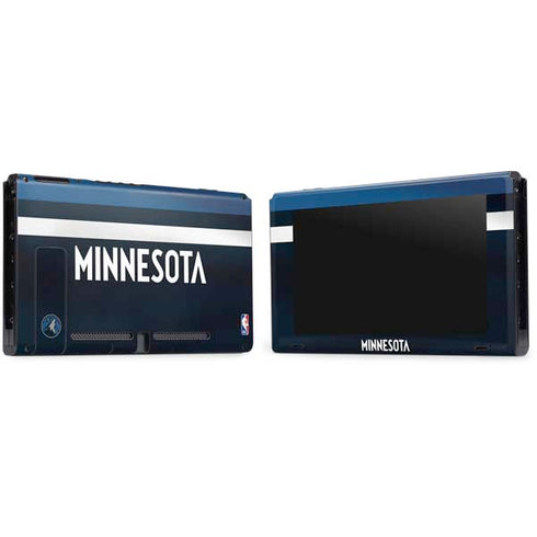 NBA Minnesota Timberwolves Jersey Nintendo Switch Bundle Skin
