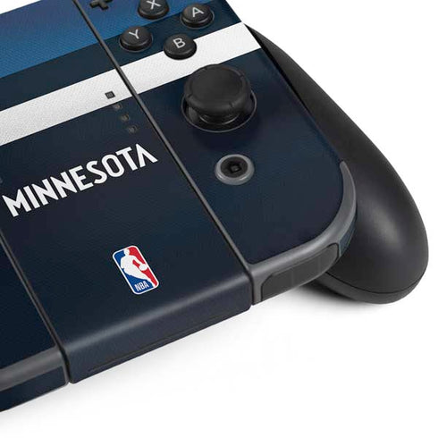 NBA Minnesota Timberwolves Jersey Nintendo Switch Bundle Skin