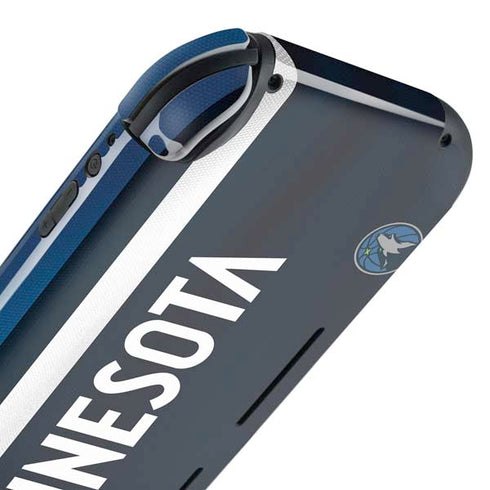 NBA Minnesota Timberwolves Jersey Nintendo Switch Lite Skin