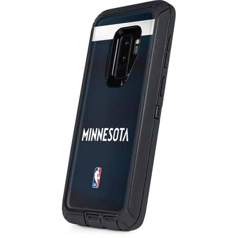 NBA Minnesota Timberwolves Jersey Otterbox Defender Galaxy Skin