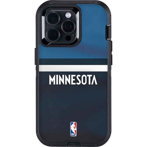 NBA Minnesota Timberwolves Jersey Otterbox Defender iPhone Skin