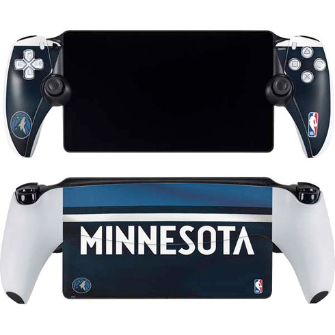 NBA Minnesota Timberwolves Jersey PlayStation Portal Remote Player Skin