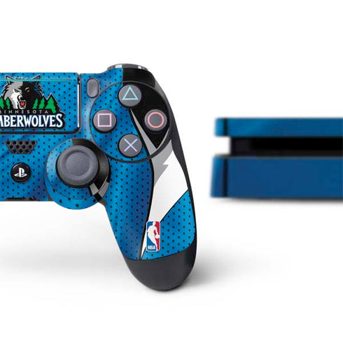 NBA Minnesota Timberwolves Jersey PS4 Slim Bundle Skin