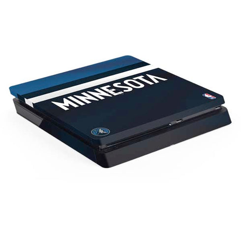 NBA Minnesota Timberwolves Jersey PS4 Slim Skin