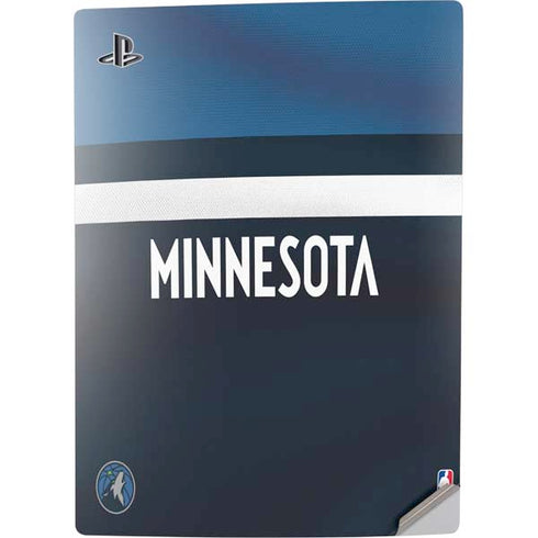 NBA Minnesota Timberwolves Jersey PS5 Digital Edition Console Skin