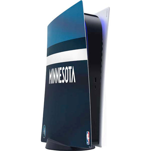 NBA Minnesota Timberwolves Jersey PS5 Digital Edition Console Skin