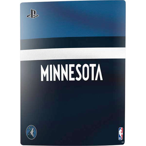 NBA Minnesota Timberwolves Jersey PS5 Digital Edition Console Skin