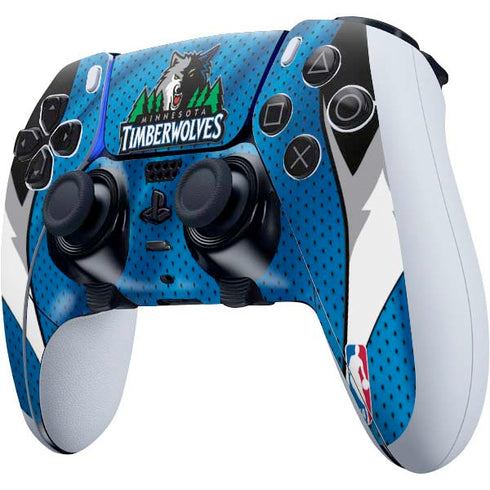 NBA Minnesota Timberwolves Jersey PS5 DualSense Edge Pro Controller Skin