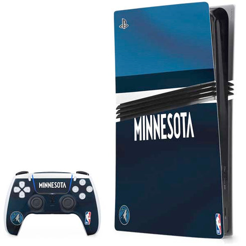 NBA Minnesota Timberwolves Jersey PS5 Pro Bundle Skin