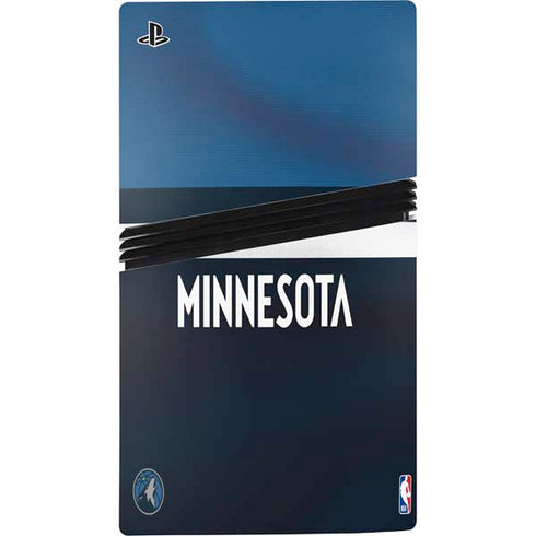 NBA Minnesota Timberwolves Jersey PS5 Pro Bundle Skin
