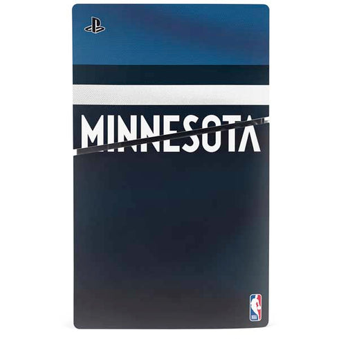 NBA Minnesota Timberwolves Jersey PS5 Slim Digital Edition Bundle Skin