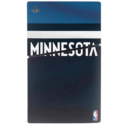 NBA Minnesota Timberwolves Jersey PS5 Slim Disk Bundle Skin