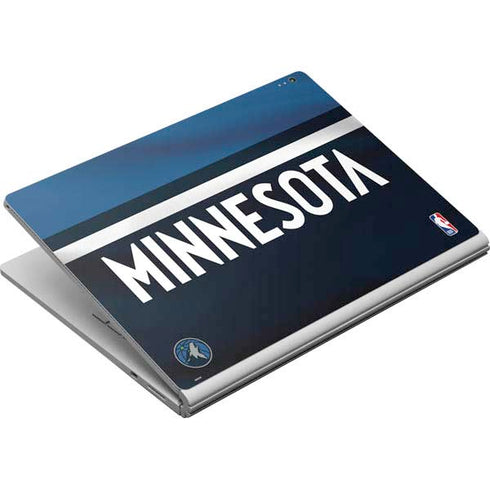NBA Minnesota Timberwolves Jersey Surface Book Skin