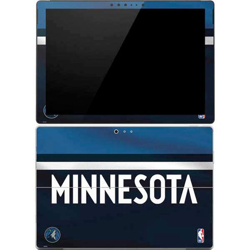 NBA Minnesota Timberwolves Jersey Surface Pro 4 Skin