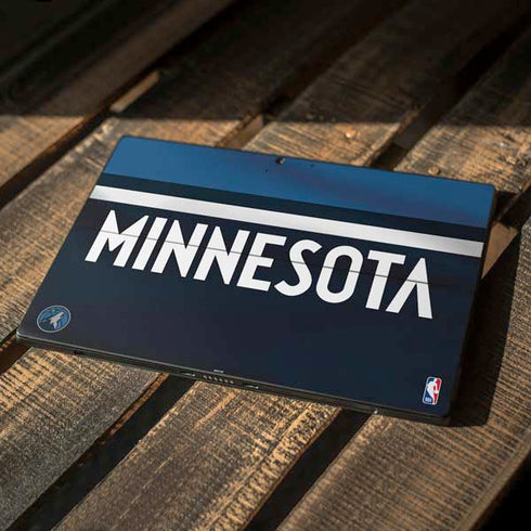 NBA Minnesota Timberwolves Jersey Surface Pro 7 Skin