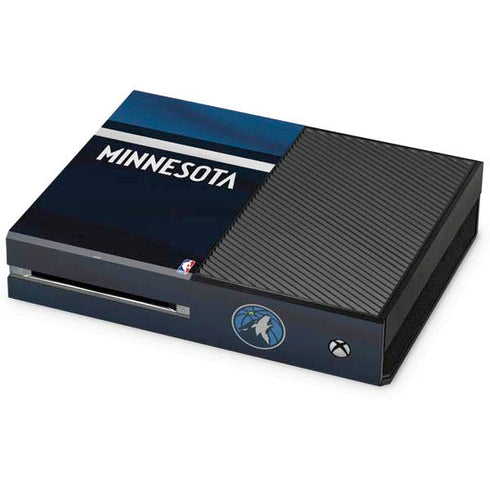 NBA Minnesota Timberwolves Jersey Xbox One Console Skin