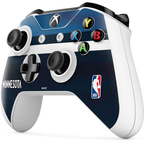 NBA Minnesota Timberwolves Jersey Xbox One S Controller Skin