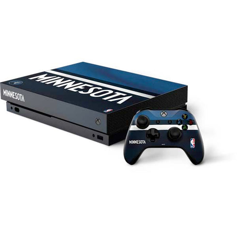 NBA Minnesota Timberwolves Jersey Xbox One X Bundle Skin