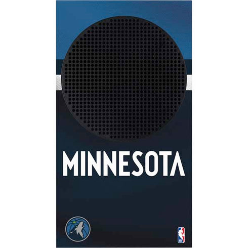 NBA Minnesota Timberwolves Jersey Xbox Series S Console Skin