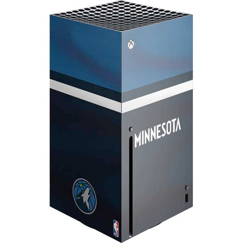 NBA Minnesota Timberwolves Jersey Xbox Series X Console Skin