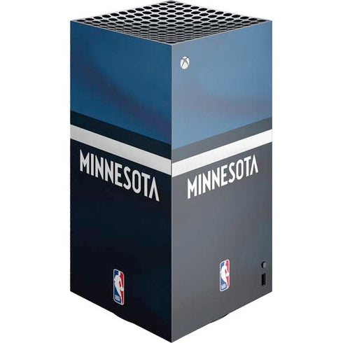NBA Minnesota Timberwolves Jersey XBox Series X Digital Edition Console Skin