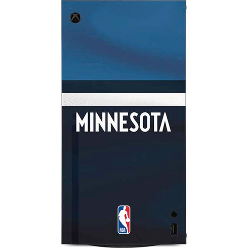 NBA Minnesota Timberwolves Jersey XBox Series X Digital Edition Console Skin