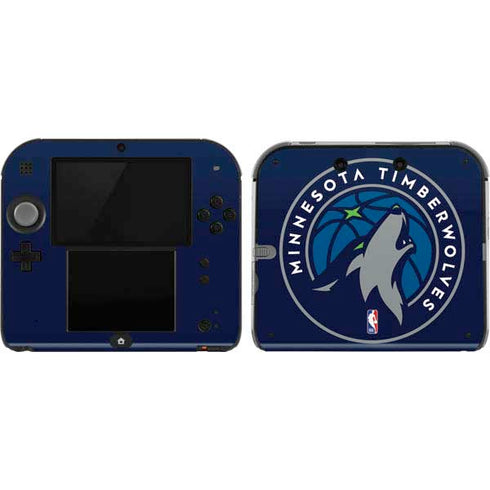 NBA Minnesota Timberwolves Large Logo Nintendo Skins