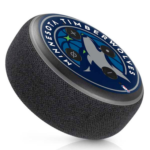 NBA Minnesota Timberwolves Large Logo Amazon Echo Dot Skin