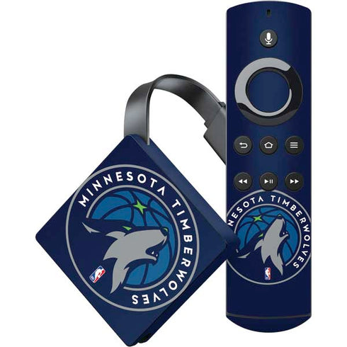 NBA Minnesota Timberwolves Large Logo Amazon Fire TV Skin