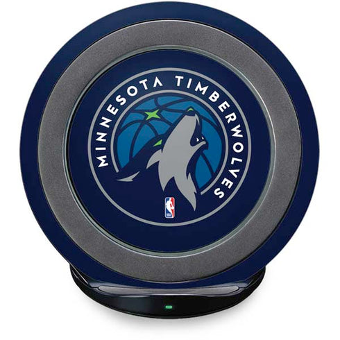 NBA Minnesota Timberwolves Large Logo Fast Charge Wireless Charging Stand Skin