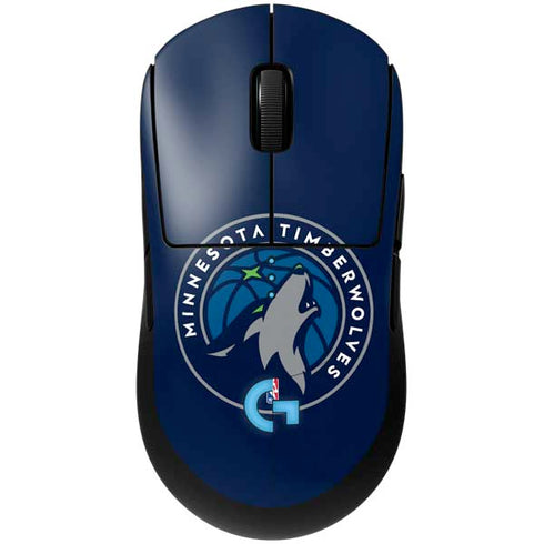NBA Minnesota Timberwolves Large Logo G Pro Wireless Gaming Mouse Skin