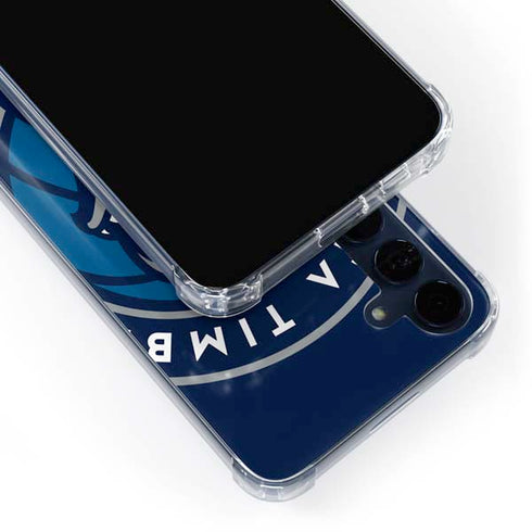 NBA Minnesota Timberwolves Large Logo Galaxy A55 5G Clear Case