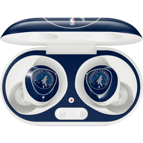 NBA Minnesota Timberwolves Large Logo Galaxy Buds Plus Skin