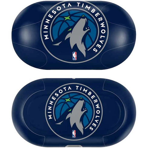NBA Minnesota Timberwolves Large Logo Galaxy Buds Plus Skin