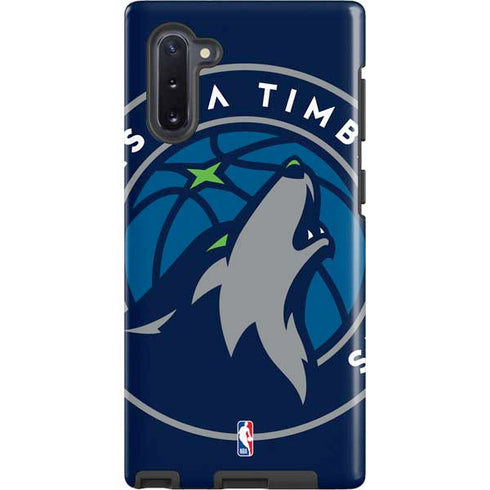 NBA Minnesota Timberwolves Large Logo Galaxy Cases