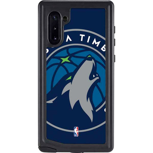 NBA Minnesota Timberwolves Large Logo Galaxy Cases