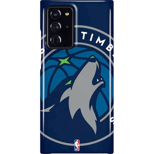 NBA Minnesota Timberwolves Large Logo Galaxy Cases