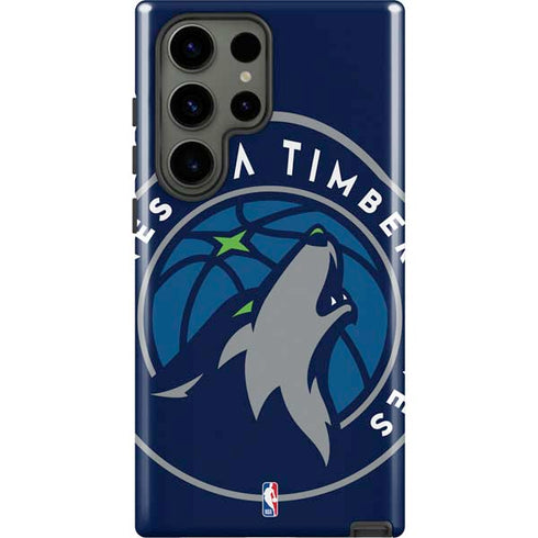 NBA Minnesota Timberwolves Large Logo Galaxy S23 Ultra Pro Case