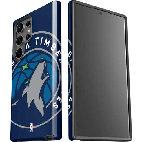 NBA Minnesota Timberwolves Large Logo Galaxy S23 Ultra Pro Case