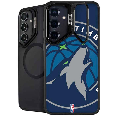 NBA Minnesota Timberwolves Large Logo Galaxy S25 Plus Kickstand Case