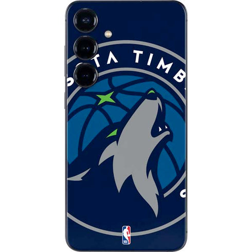 NBA Minnesota Timberwolves Large Logo Galaxy S25 Plus Skin