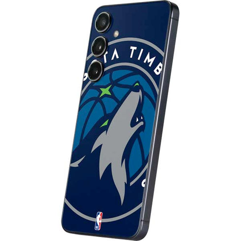 NBA Minnesota Timberwolves Large Logo Galaxy S24 Skin