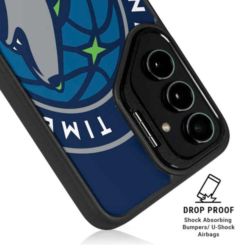 NBA Minnesota Timberwolves Large Logo Galaxy S24 Ultra Kickstand Case