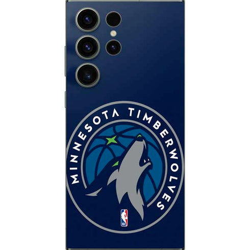 NBA Minnesota Timberwolves Large Logo Galaxy S25 Ultra Skin