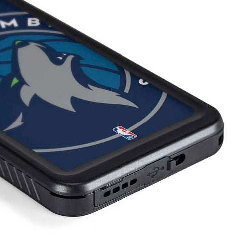 NBA Minnesota Timberwolves Large Logo Galaxy S24 Waterproof Case