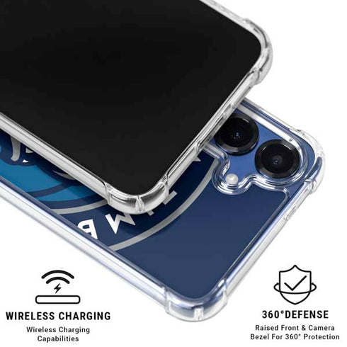 NBA Minnesota Timberwolves Large Logo Galaxy S25 FE Clear Case