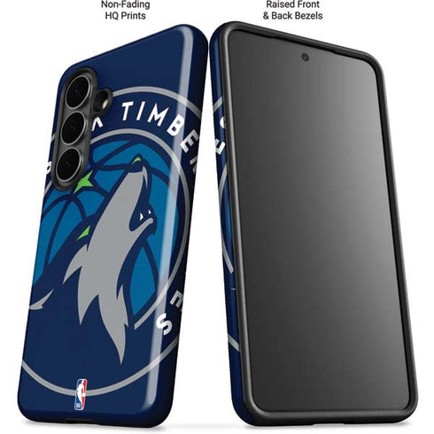 NBA Minnesota Timberwolves Large Logo Galaxy S26 Impact Case